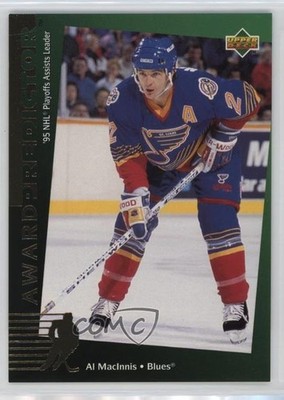 1994-95 Upper Deck Predictor Retail Winners Prizes Gold Al MacInnis #R46 HOF n1u