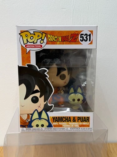 Funko Pop! Vinyl: Dragon Ball Z - Yamcha (w/ Puar) #531 + FREE PROTECTOR