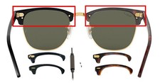 Ray-Ban RB3016 Clubmaster - Augenbraue als Set / Neu und Original !
