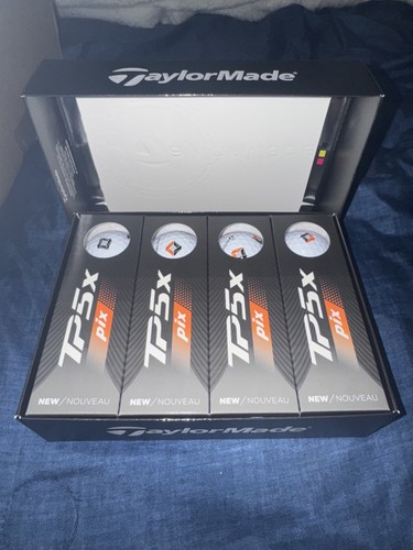 Balles de golf TaylorMade TP5x pix (1 douzaine) NEUVES ! 