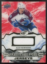 2021-22 Upper Deck Ice Premieres Jersey Alex Newhook RC #IPA-AN