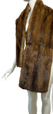 VTG 1950'S-60'S LUSH LONG 69" FUR MINK STOLE WRAP SCARF