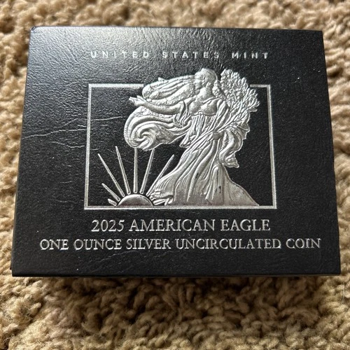 2025 American Eagle 1oz .999 Silver Uncirculated Coin US Mint w/AOC