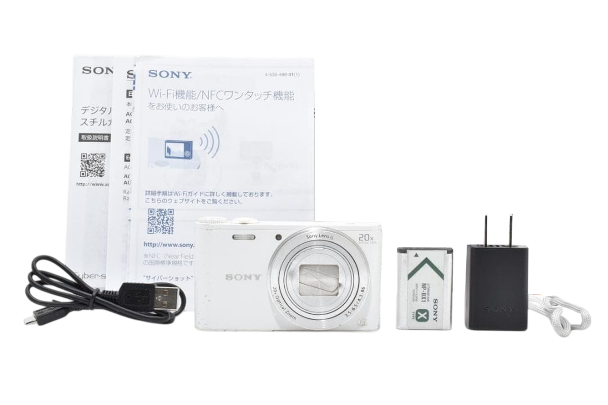 Sony Cyber-shot DSC-WX350 White 18.2MP 20x Zoom Camera Tested AS