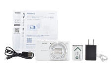 Sony Cyber-shot DSC-WX350 White 18.2MP 20x Zoom Camera Tested AS-IS From Japan