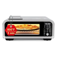 15-in-1 Digital Toaster Oven Air Fryer Combo, 12 in Pizza, Stainless Steelttt...