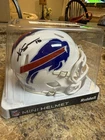Khalil Shakir Autographed Buffalo Bills Speed Mini Helmet Beckett BAS Witnessed