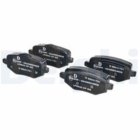 Delphi Bremsbelagsatz Scheibenbremse LP3640 FüR Opel Corsa P2JO Mokka Frontera 2