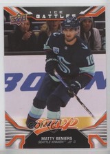 2022-23 Upper Deck MVP Rookies Ice Battles SP Rookies Matty Beniers #244 12g7