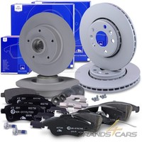 ATE Bremsscheiben +BremsbelÄGe Satz Vorne+Hinten FÜR Renault Megane 3 Scenic 3