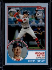 2018 Topps Chrome Mookie Betts 1983 Refractor #83T-4 Red Sox