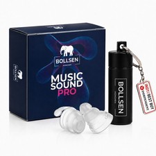 BOLLSEN Music Earplugs Concert Festival Club Hearing Protection Reusable 24dB