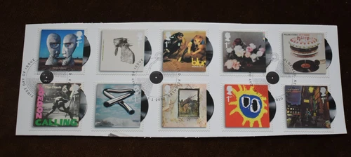 GB 2010 Album Covers, Commemorative Stamps On Piece, Used, ex FDC