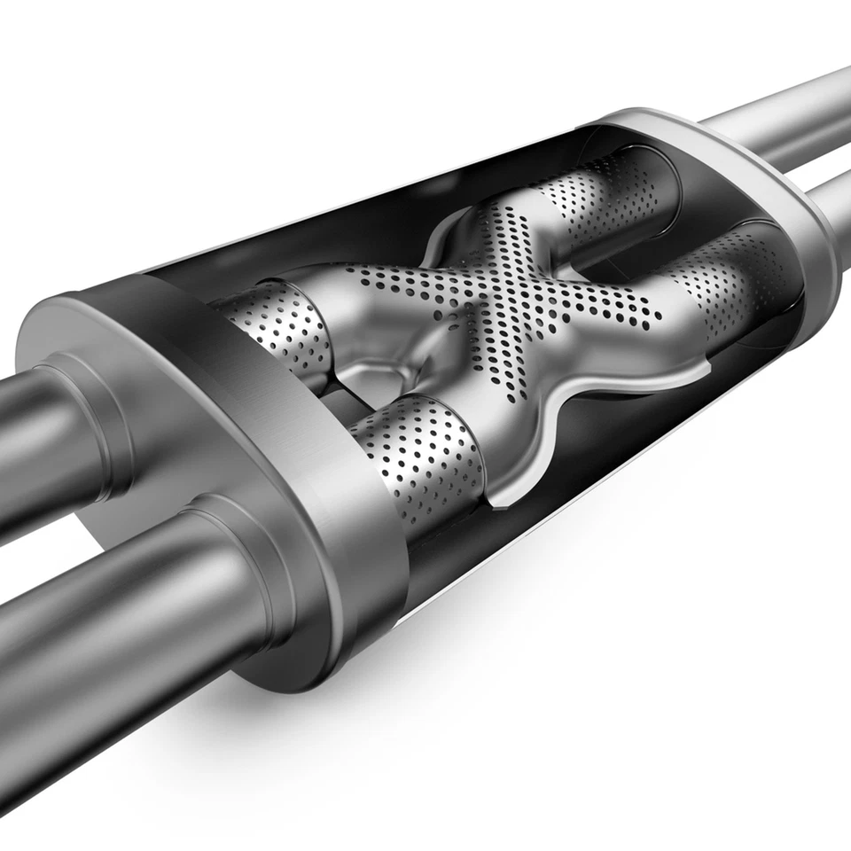 MagnaFlow Performance Exhaust Muffler 11386: 2.5" Inlet/Outlet, 4x9x14" - Image 2 of 4