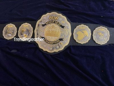 Unified AEW International-Continental championship 2MM/4MM Zinc Adult Size Belt