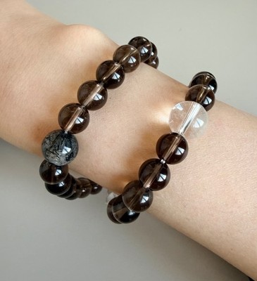 Echt Kristall Doppelreihiges Stil Armband für Damen. Handgelenkgröße 16,5cm