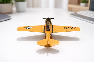 3D Printed T-6 Texan Model Kit DIY Navy Trainer Aircraft Build Display