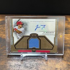 Topps J.T. Realmuto Autograph Relic Card Limited to 99 pieces