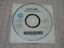 HP Deskjet 1510 All in ONE series printer driver software CD-ROM Windows  Mac