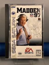 Madden NFL 97 (Sega Saturn, 1996) CIB Play Sheet Insert Tested Fast Shipping