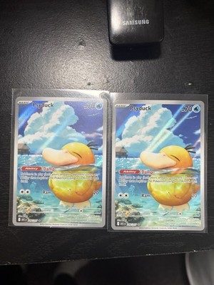 BOTH PSA 10 CONTENDER 2X PSYDUCK ILLUSTRATION RARE 226/217 ASCENDED HEROES