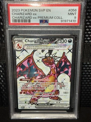 PSA 9 Charizard EX #056 SVP Full Art Black Star Promo Pokémon TCG