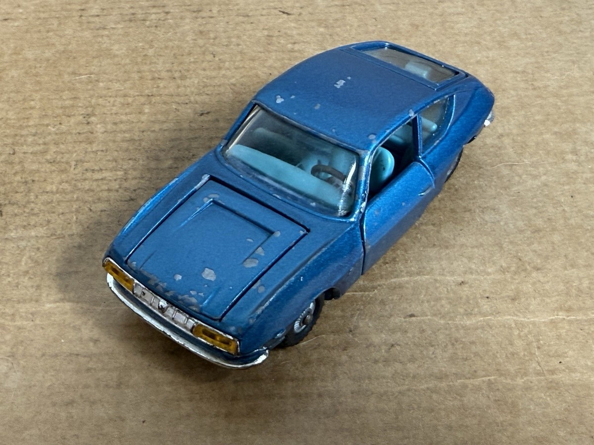 Corgi Lancia Fulvia Sport Zagato, No 332, Die Cast, Original, Blue
