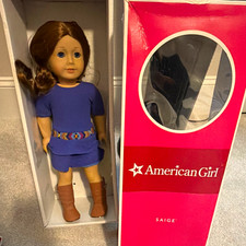 American Girl Saige 18" Girl of the Year Doll w/ Outfit, Original Box