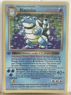 Pokémon TCG Blastoise Holo Englisch Custom Art Card