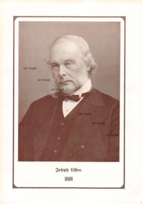 Joseph Lister - 1912 - Historischer Kunstdruck ~19x28cm
