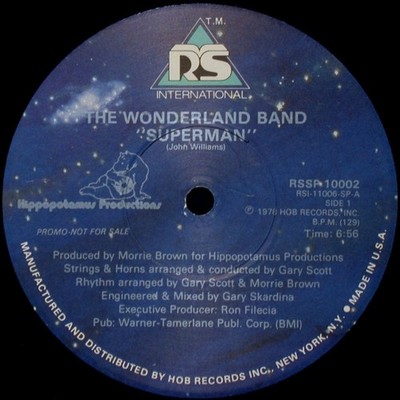 The Wonderland Band - Superman / Thrill Me (With Your Super Love) (12'') (Very Go