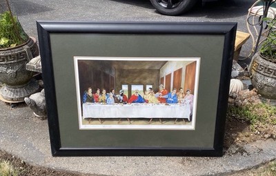 Brandon Bird Signed & Numbered Print James Woods Last Supper Hard To Find!