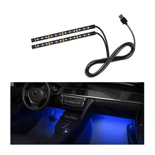 Sylvil Car LED Strip Light, 24 LEDs RGB Neon Interior Atmosphere Lights, 12V ...