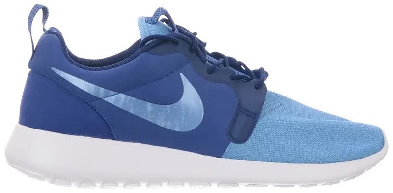 Nike Shoes Mens Sz 8 Flyknit Roshe‎ Run Game Royal Blue Crimson - Rare Color Nike Roshe Run Blue Lagoon for Sale | Authenticity  main image 4