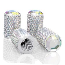 4Pcs Car Tire Valve Stem Caps, Bling Tire Air Cap for Car, Universal Colorful