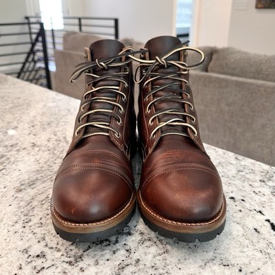 TRUMAN BOOTS 13.5 D Cap Toe Autumn Cypress Men's Brown Leather Service Chukka