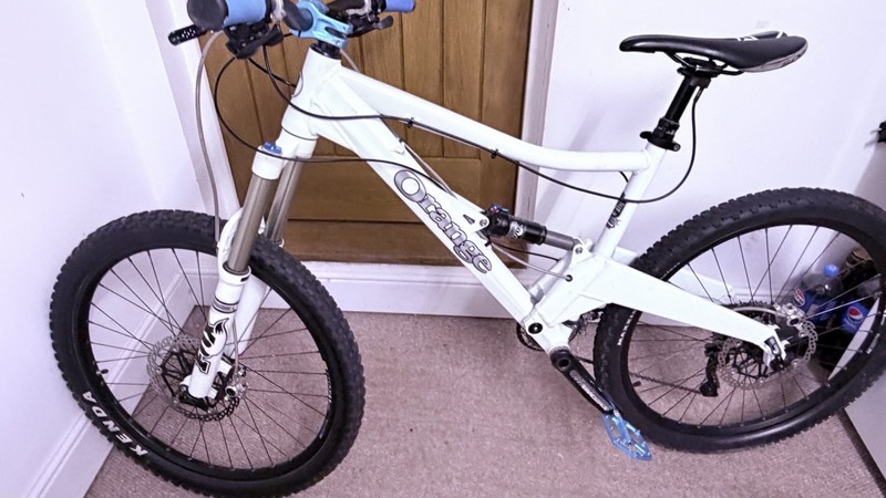 Orange Alpine 160 Mountain Bike - White