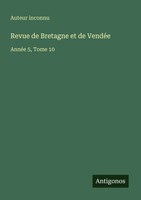 Auteur Inconnu | Revue De Bretagne Et De VendéE | Taschenbuch | FranzöSisch