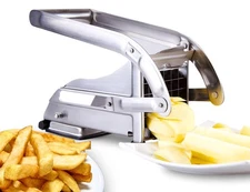 Cortador De Papas Fritas A La Francesa Manual De Prensa 2 Cuchillas Acero Inox