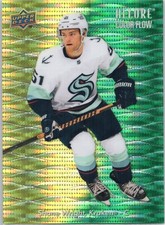 Shane Wright 2023-24 Upper Deck Allure Color Flow Yellow-Green Spectrum /99