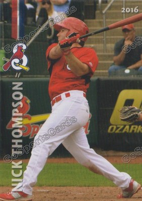 2016 Springfield Cardinals Nick Thompson RC Rookie St Louis