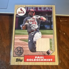 Paul Goldschmidt 2022 Topps Series 1 1987 Topps Baseball Relics #87R-PG