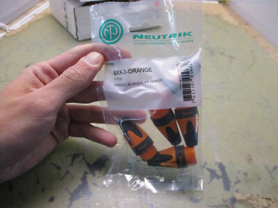 Bag of 5 Neutrik BXX-3-ORANGE XLR Bushings [15-C]