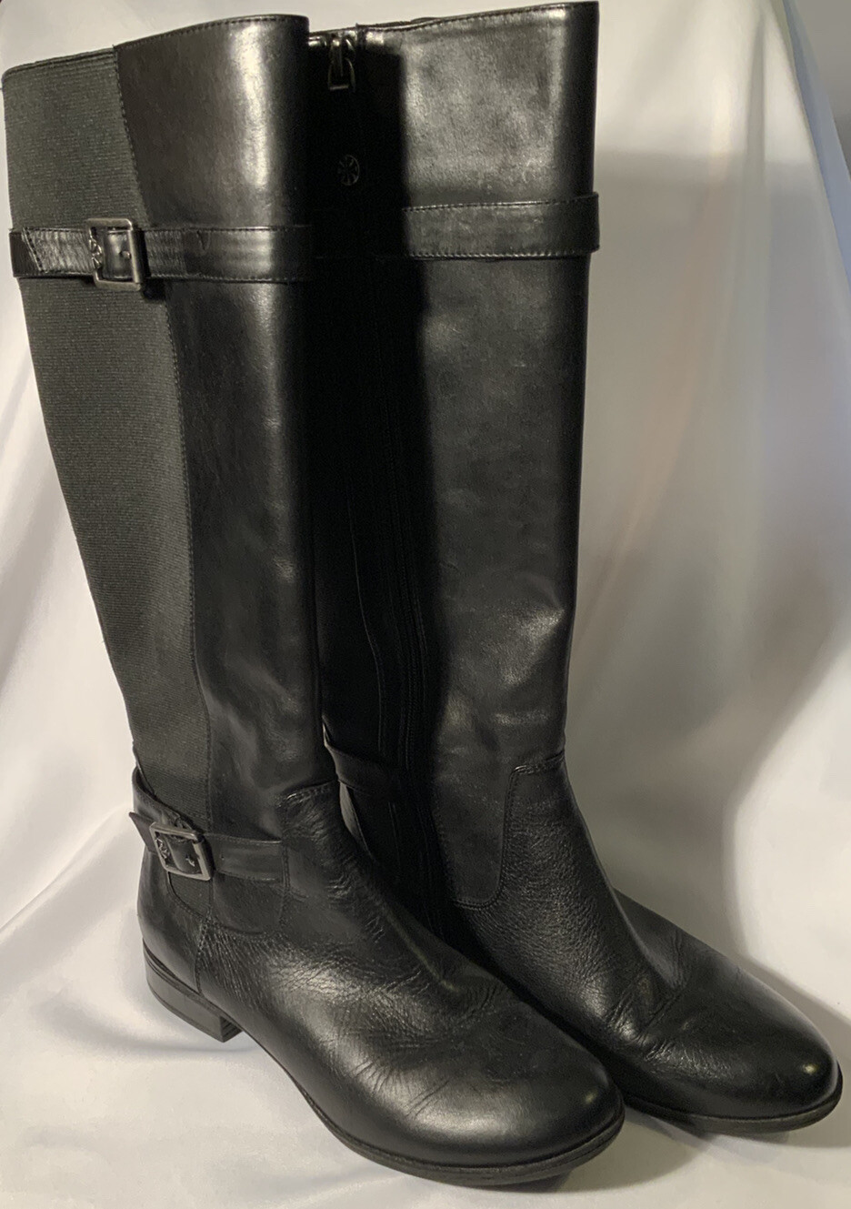 mid shaft leather boots