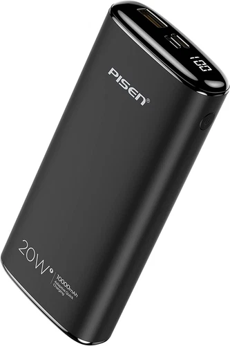 PISEN Portable Power Bank 10000 mAh 20W quick Charging