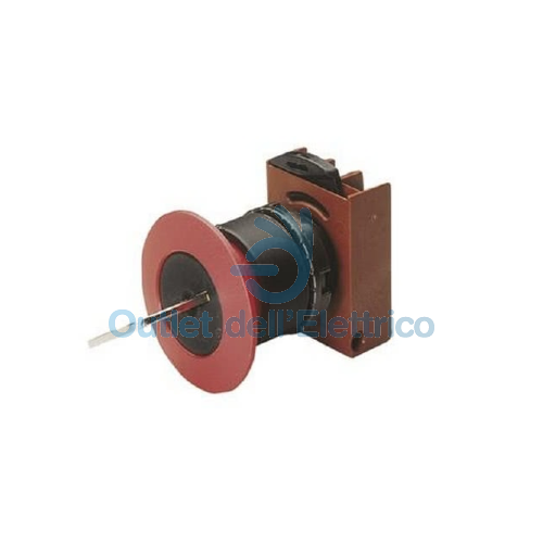 GEWISS GW74062 PULSANTE FUNGO D.40MM RITENUTA+CHIAVE