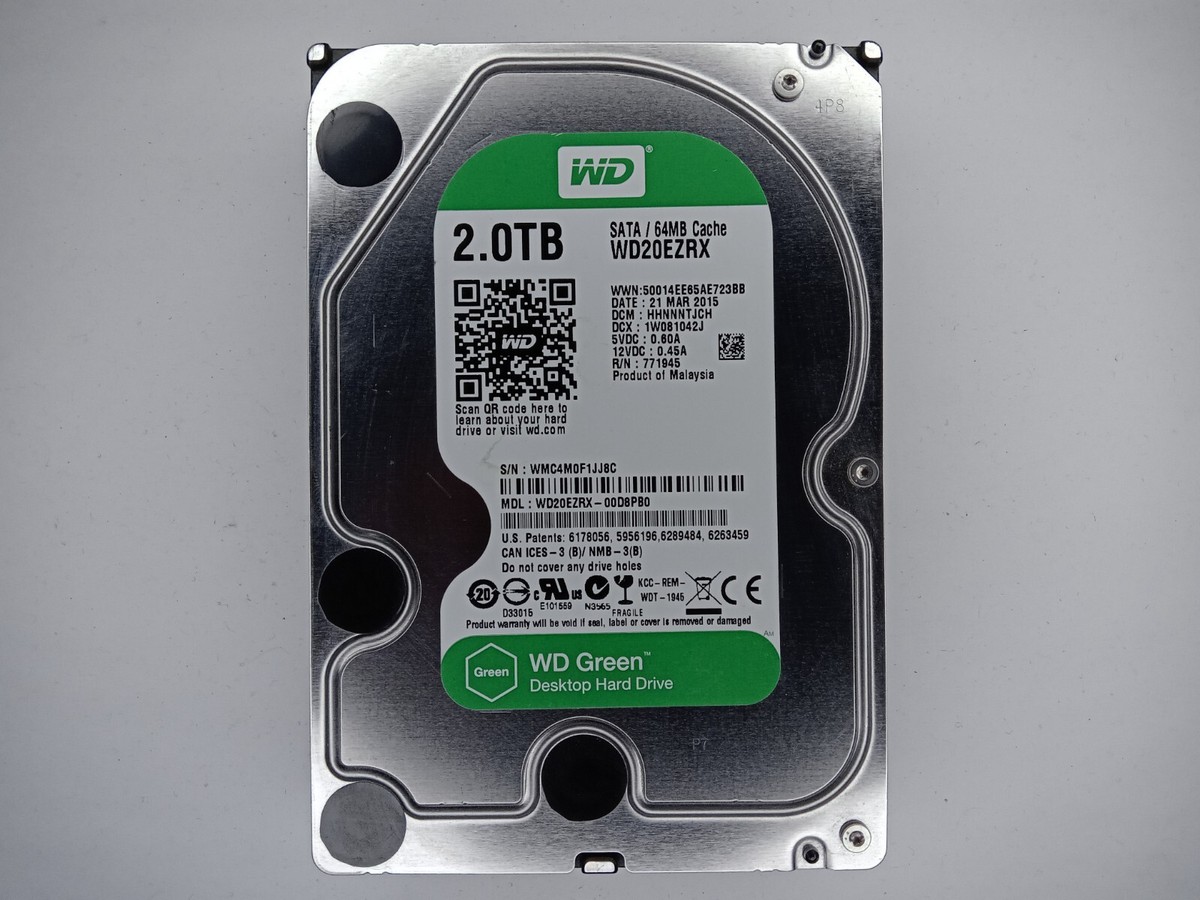 Western Digital HDD 内蔵ハードディスク 3.5インチ 2TB Green