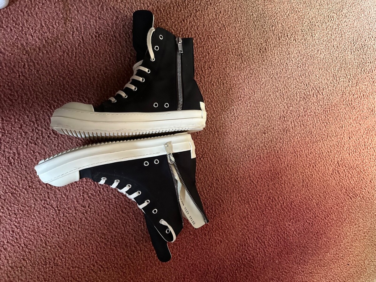 Rick Owens DRKSHDW Canvas Ramones - SIZE 43.5 EU 9.5 US | eBay