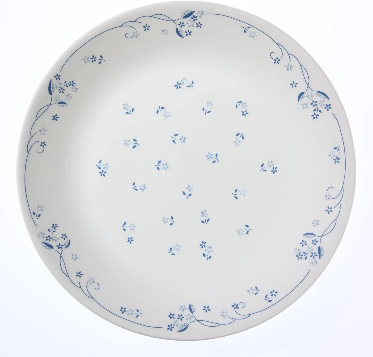 Corelle top blue flowers