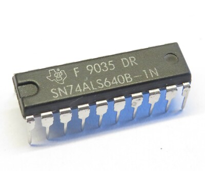 5 Stück SN74ALS640B-1N octal inverting buffer, 3-state, Texas Instruments